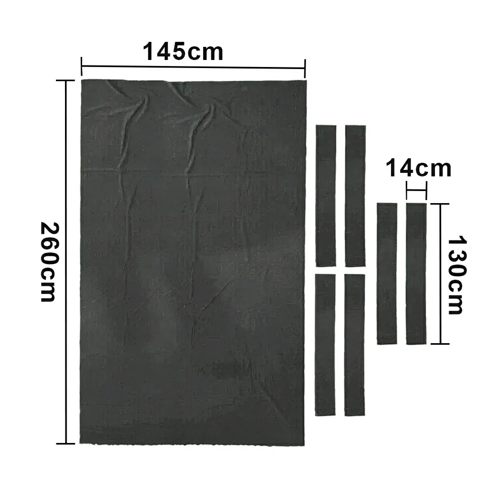 ARIX 7/8/9FT Billiard Table Cloth - High-Density Wool Blend, Anti-Pilling Durable Fabric for Smooth & Accurate Play - Charcoal - Image 7