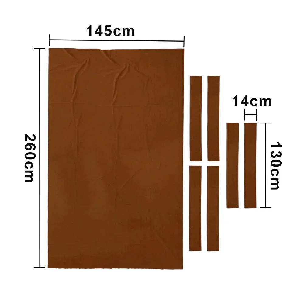 ARIX 7/8/9FT Billiard Table Cloth - High-Density Wool Blend, Anti-Pilling Durable Fabric for Smooth & Accurate Play - Coffee Brown - Image 7
