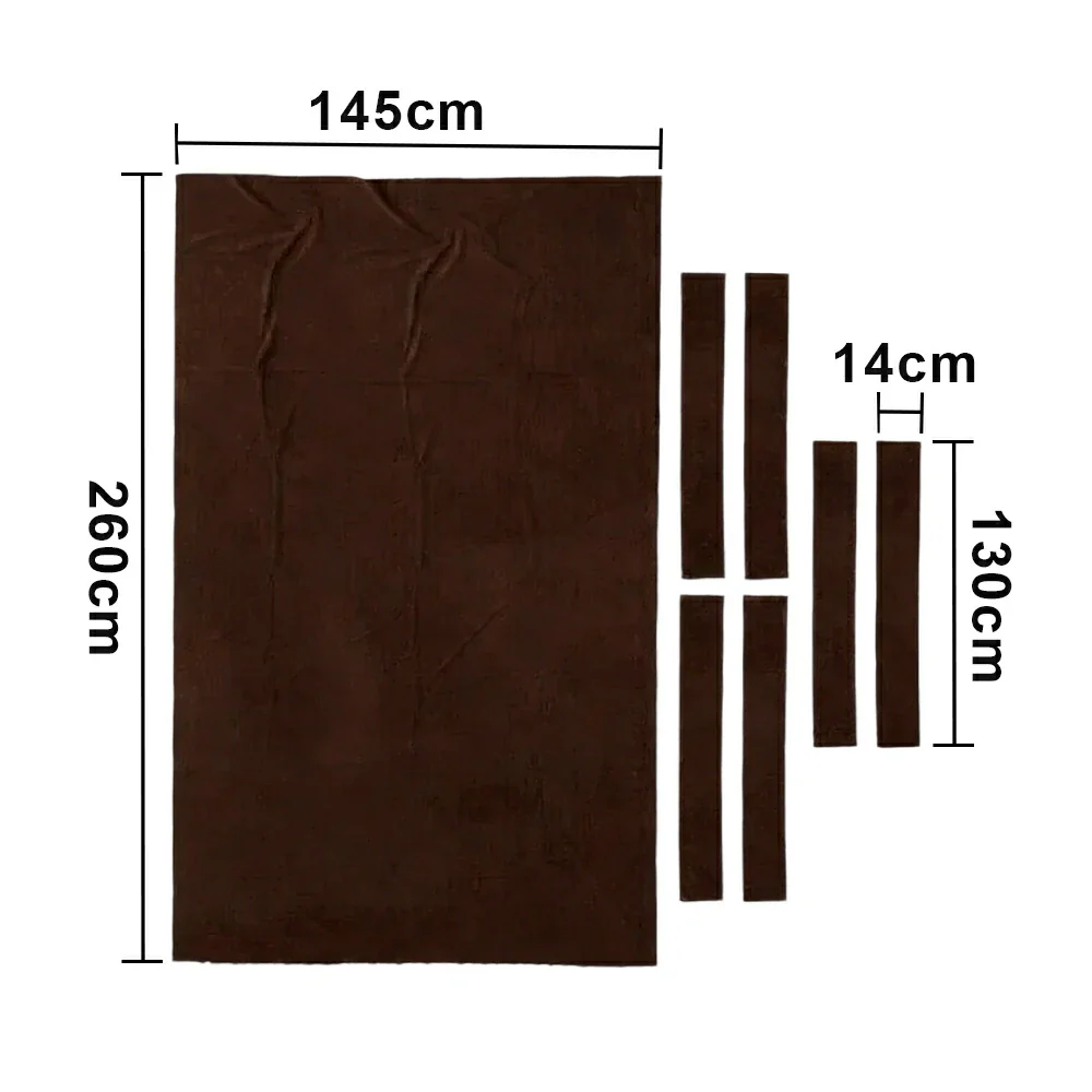 ARIX 7/8/9FT Billiard Table Cloth - High-Density Wool Blend, Anti-Pilling Durable Fabric for Smooth & Accurate Play - Chocolate Brown - Image 7