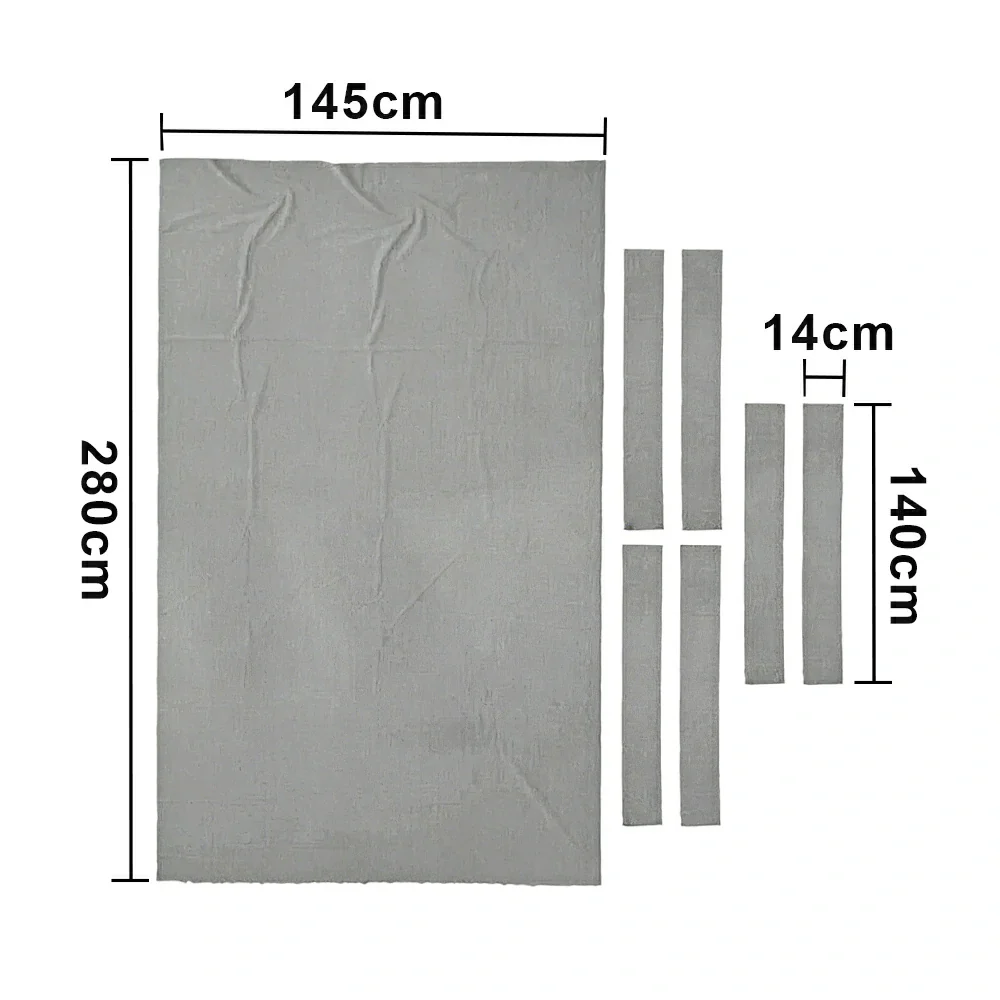 ARIX 7/8/9FT Billiard Table Cloth - High-Density Wool Blend, Anti-Pilling Durable Fabric for Smooth & Accurate Play - Heavy Light Grey - Image 8