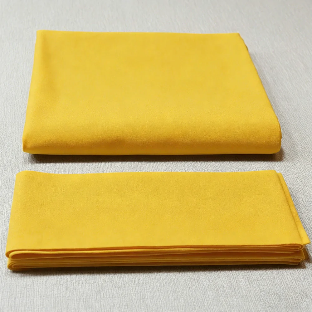 ARIX 7/8/9FT Billiard Table Cloth - High-Density Wool Blend, Anti-Pilling Durable Fabric for Smooth & Accurate Play - Honey Yellow - Image 2