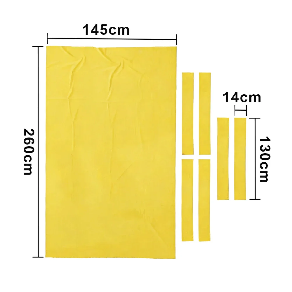 ARIX 7/8/9FT Billiard Table Cloth - High-Density Wool Blend, Anti-Pilling Durable Fabric for Smooth & Accurate Play - Lemon Yellow - Image 7