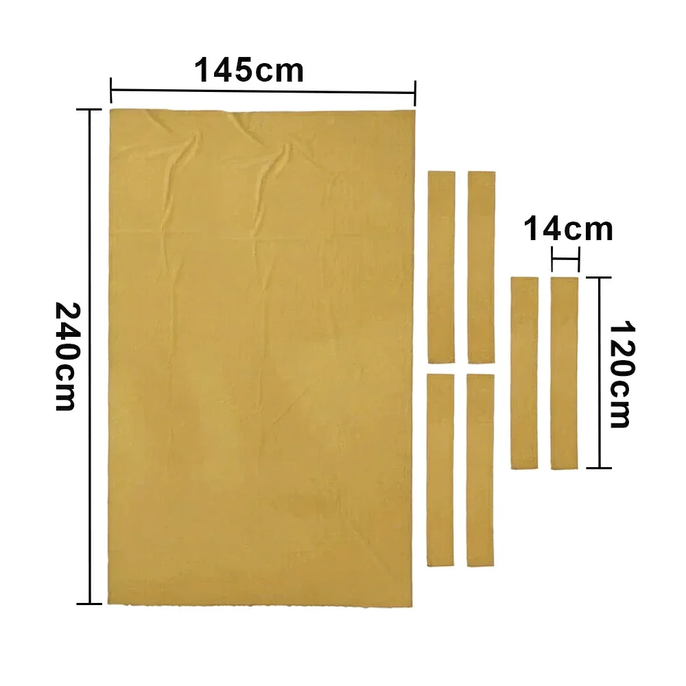 ARIX 7/8/9FT Billiard Table Cloth - High-Density Wool Blend, Anti-Pilling Durable Fabric for Smooth & Accurate Play - Light Brown - Image 6