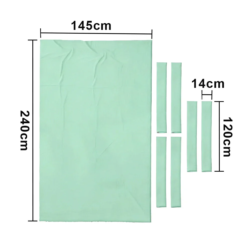 ARIX 7/8/9FT Billiard Table Cloth - High-Density Wool Blend, Anti-Pilling Durable Fabric for Smooth & Accurate Play - Light Mint - Image 6