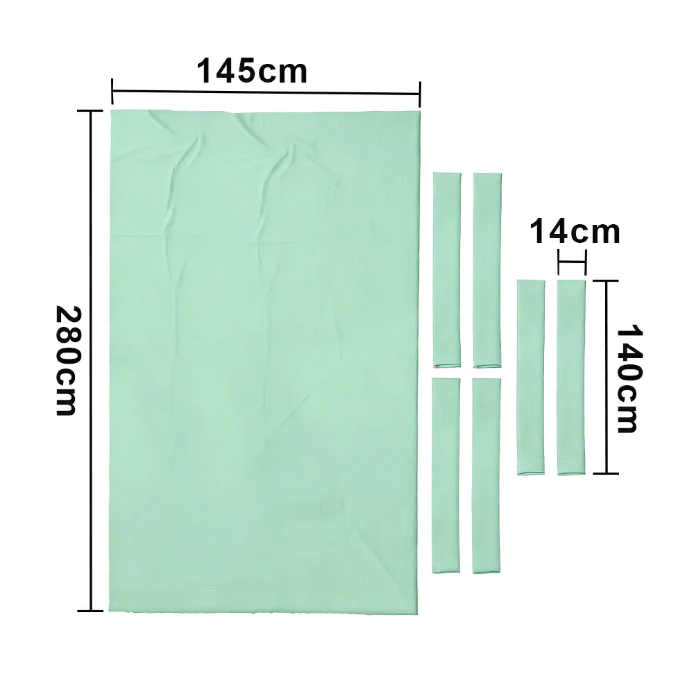 ARIX 7/8/9FT Billiard Table Cloth - High-Density Wool Blend, Anti-Pilling Durable Fabric for Smooth & Accurate Play - Light Mint - Image 8