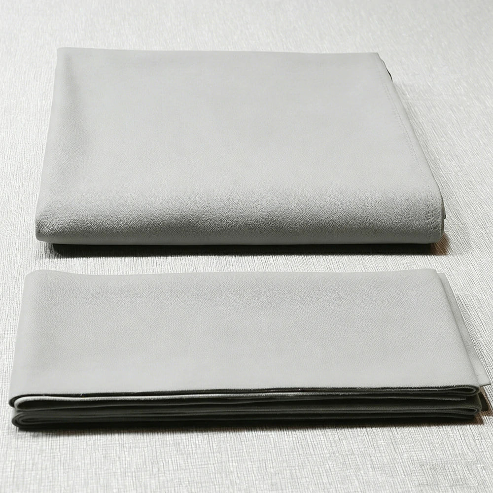ARIX 7/8/9FT Billiard Table Cloth - High-Density Wool Blend, Anti-Pilling Durable Fabric for Smooth & Accurate Play - Light Grey - Image 2
