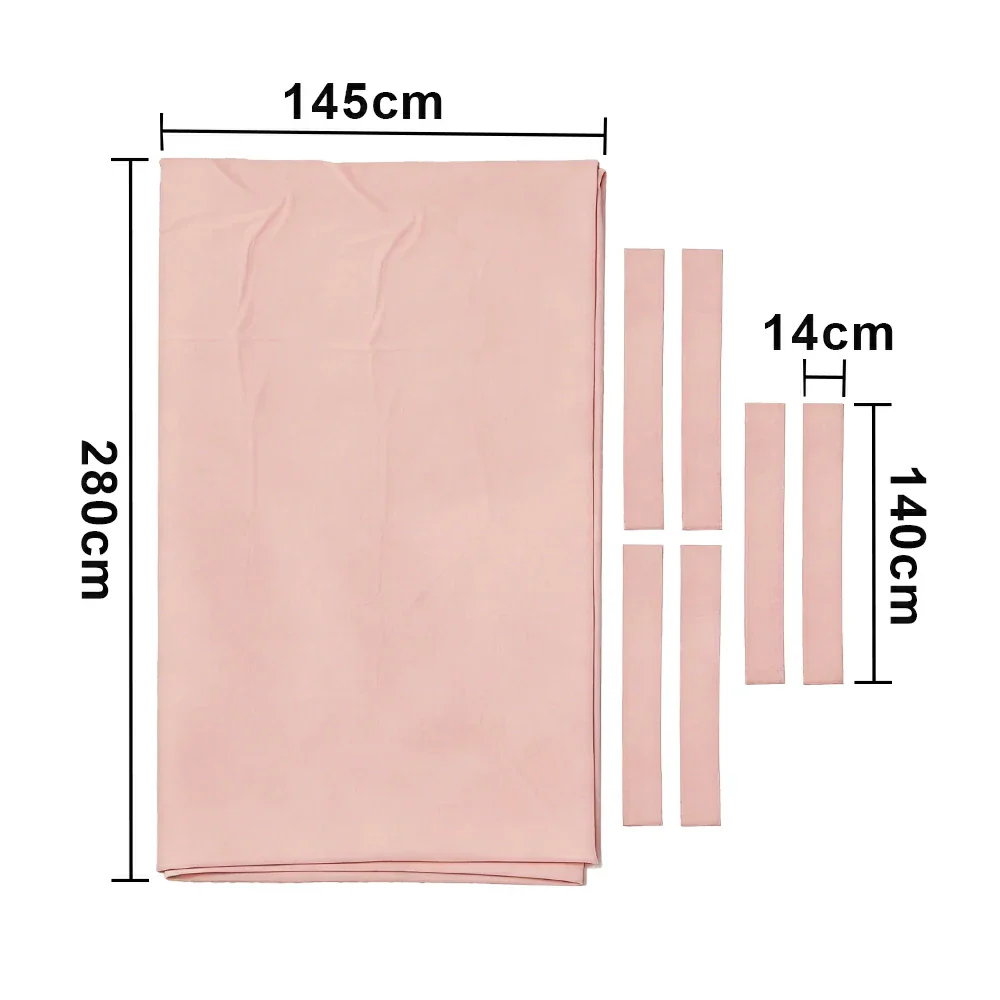 ARIX 7/8/9FT Billiard Table Cloth - High-Density Wool Blend, Anti-Pilling Durable Fabric for Smooth & Accurate Play - Nude Pink - Image 8