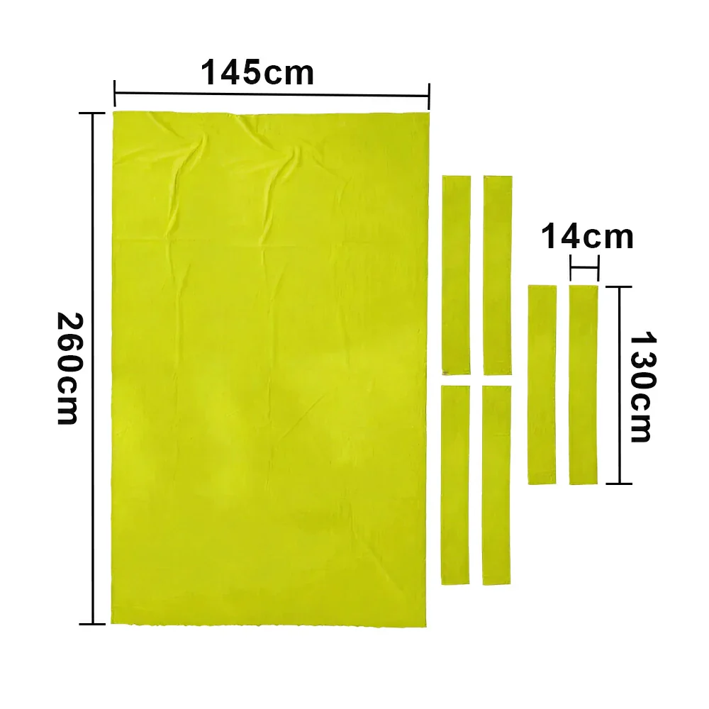 ARIX 7/8/9FT Billiard Table Cloth - High-Density Wool Blend, Anti-Pilling Durable Fabric for Smooth & Accurate Play - Neon Yellow - Image 7