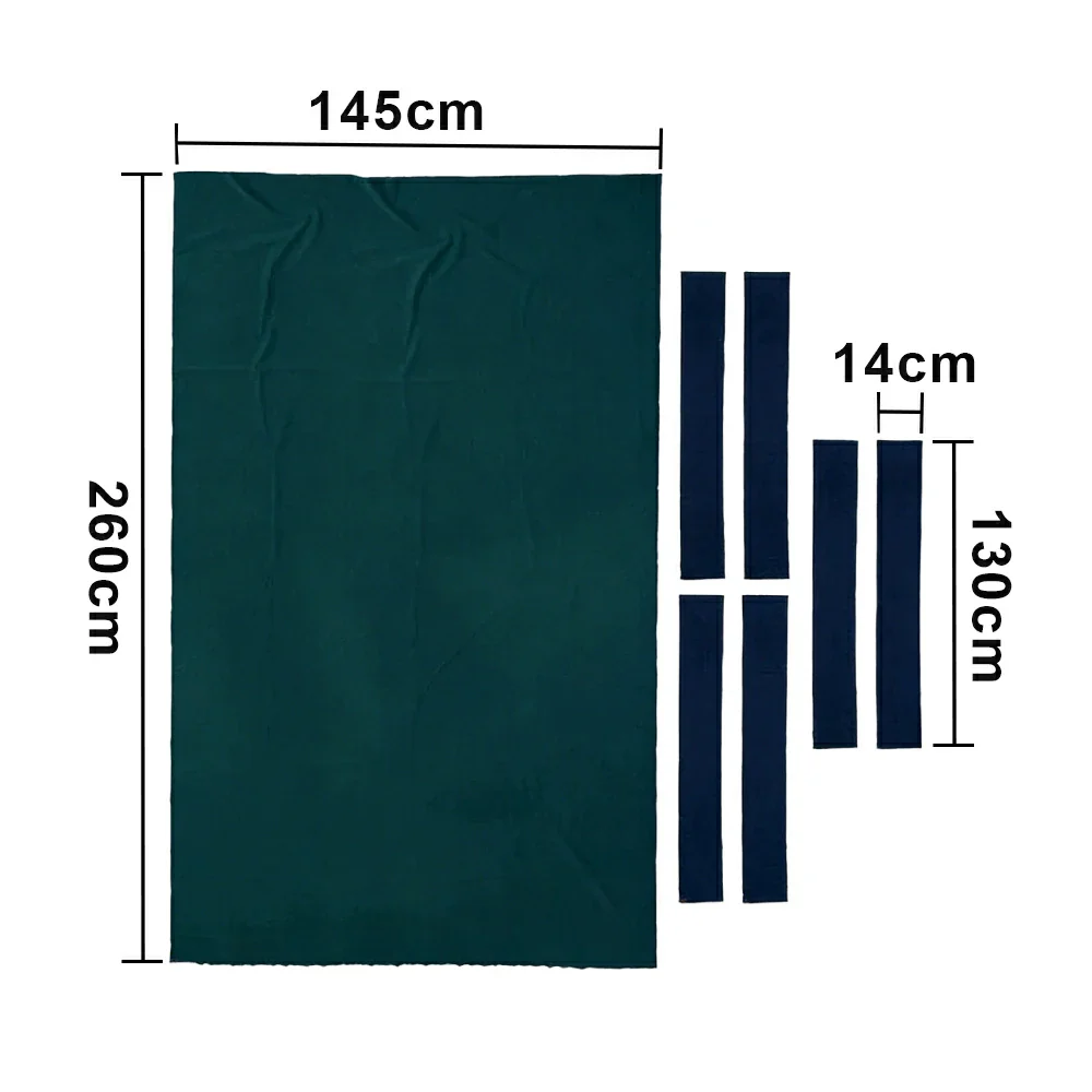 ARIX 7/8/9FT Billiard Table Cloth - High-Density Wool Blend, Anti-Pilling Durable Fabric for Smooth & Accurate Play - Navy Green - Image 7