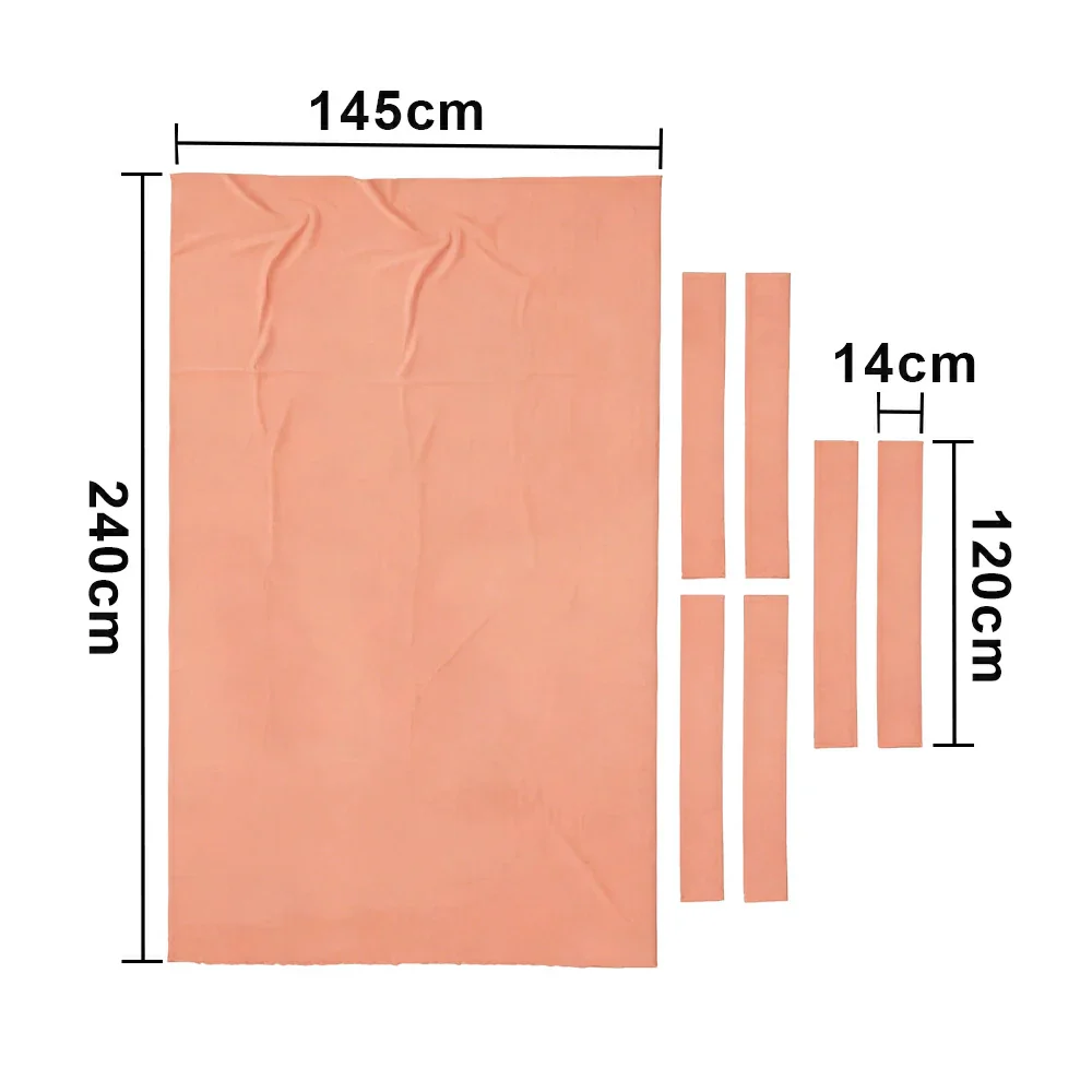 ARIX 7/8/9FT Billiard Table Cloth - High-Density Wool Blend, Anti-Pilling Durable Fabric for Smooth & Accurate Play - Peach - Image 6