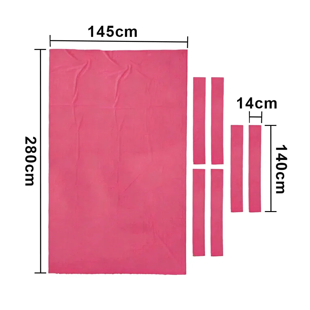 ARIX 7/8/9FT Billiard Table Cloth - High-Density Wool Blend, Anti-Pilling Durable Fabric for Smooth & Accurate Play - Pink - Image 8