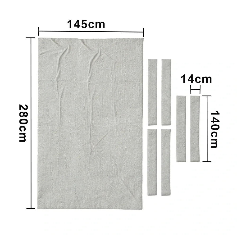 ARIX 7/8/9FT Billiard Table Cloth - High-Density Wool Blend, Anti-Pilling Durable Fabric for Smooth & Accurate Play - Pure White - Image 8