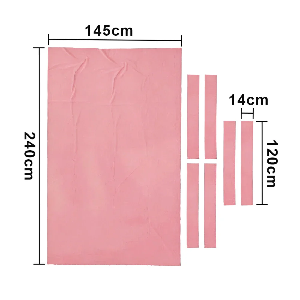 ARIX 7/8/9FT Billiard Table Cloth - High-Density Wool Blend, Anti-Pilling Durable Fabric for Smooth & Accurate Play - Soft Pink - Image 6
