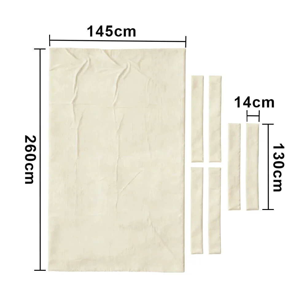 ARIX 7/8/9FT Billiard Table Cloth - High-Density Wool Blend, Anti-Pilling Durable Fabric for Smooth & Accurate Play - Soft Ivory - Image 7