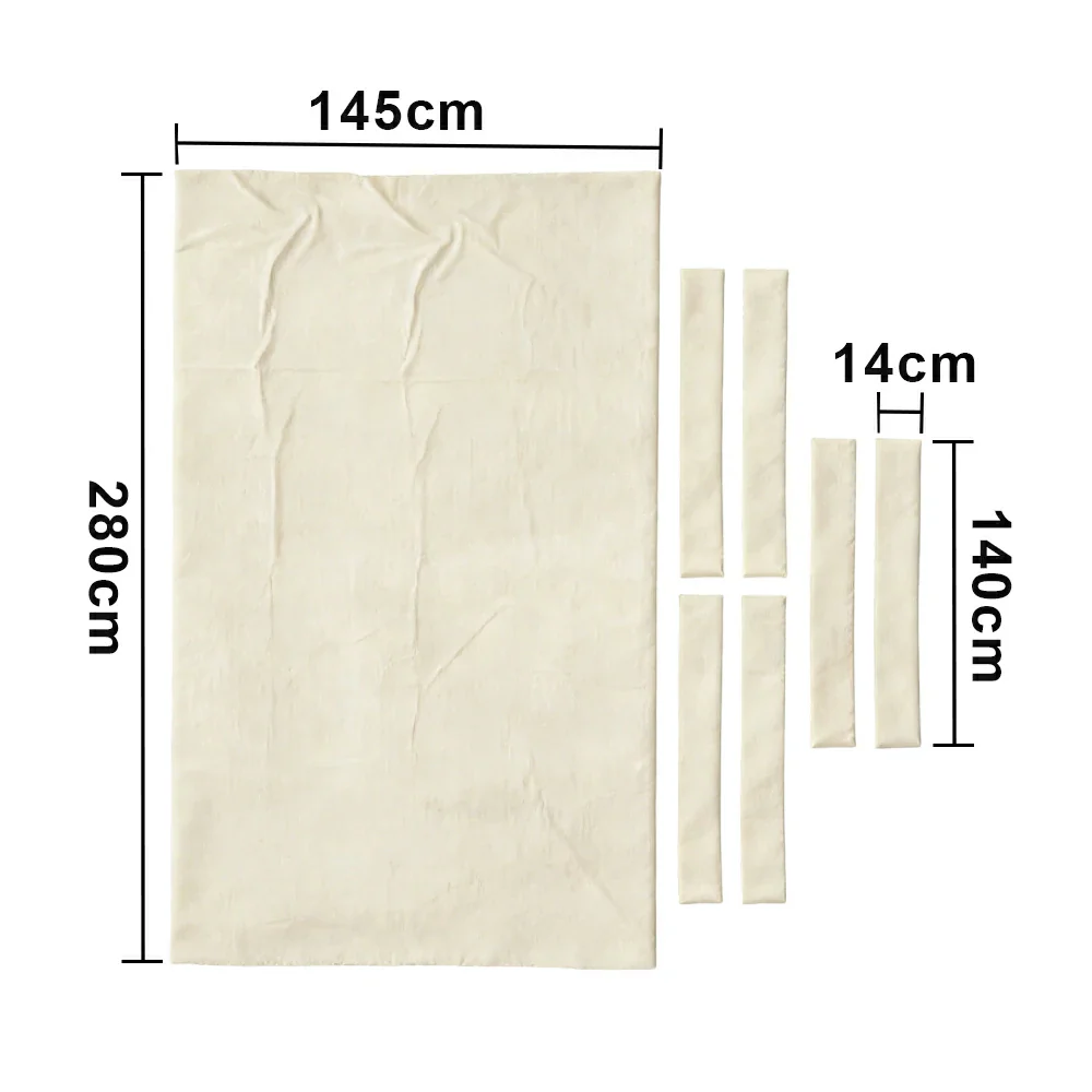 ARIX 7/8/9FT Billiard Table Cloth - High-Density Wool Blend, Anti-Pilling Durable Fabric for Smooth & Accurate Play - Soft Ivory - Image 8