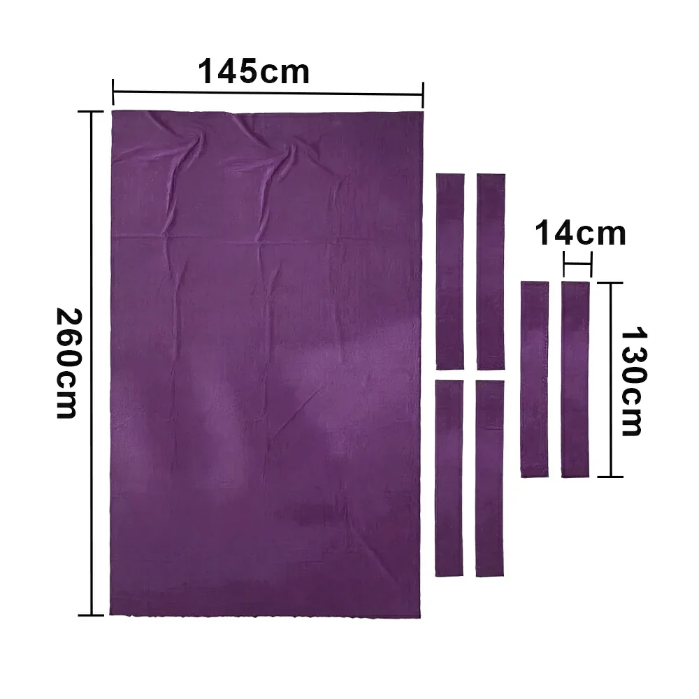 ARIX 7/8/9FT Billiard Table Cloth - High-Density Wool Blend, Anti-Pilling Durable Fabric for Smooth & Accurate Play - Violet Purple - Image 7