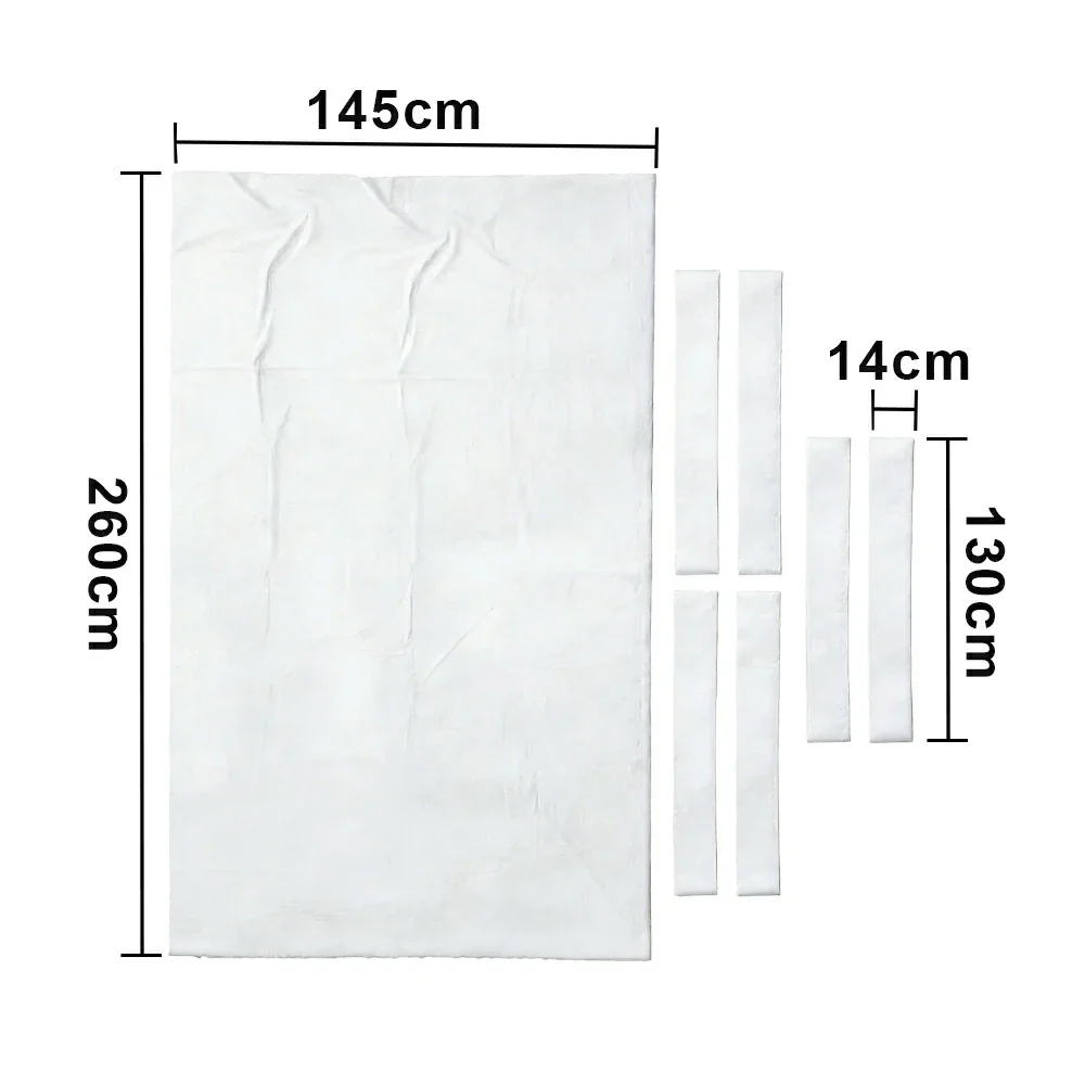 ARIX 7/8/9FT Billiard Table Cloth - High-Density Wool Blend, Anti-Pilling Durable Fabric for Smooth & Accurate Play - White - Image 7