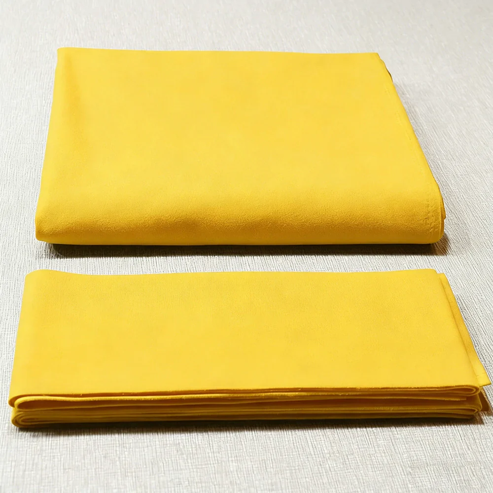 ARIX 7/8/9FT Billiard Table Cloth - High-Density Wool Blend, Anti-Pilling Durable Fabric for Smooth & Accurate Play - Yellow - Image 2
