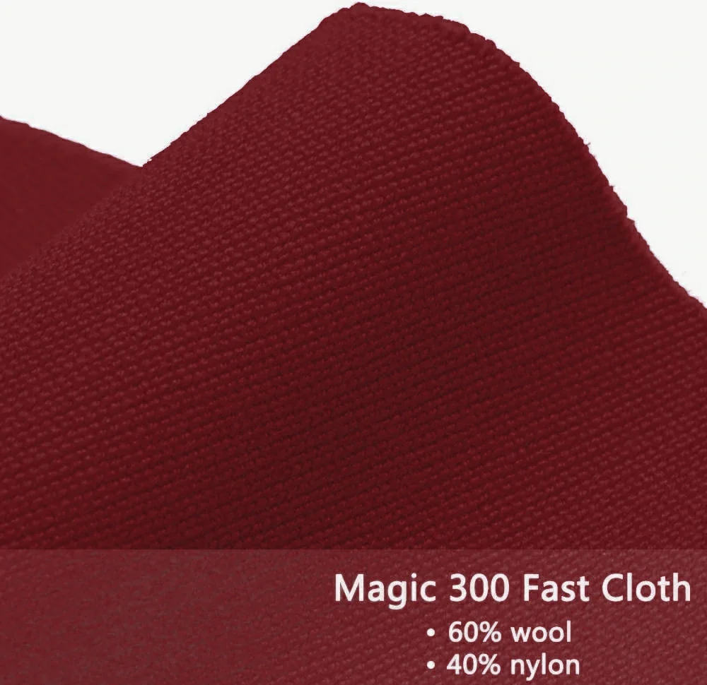 Hainsworth Smart Precut Cloth - 7/8/9FT Professional Speed & Control, 460gsm Directional Nap for Snooker & Pool Tables - Cherry - Image 3