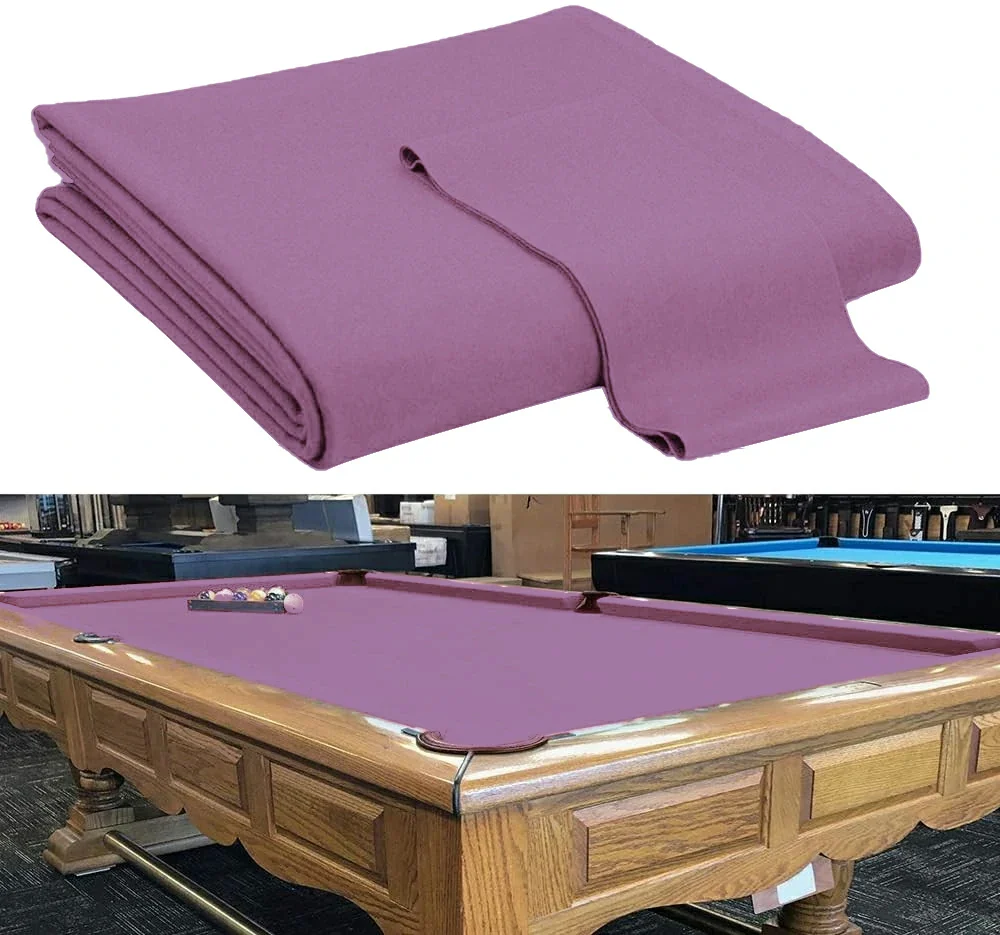 Hainsworth Smart Precut Cloth - 7/8/9FT Professional Speed & Control, 460gsm Directional Nap for Snooker & Pool Tables - Pink - Image 4