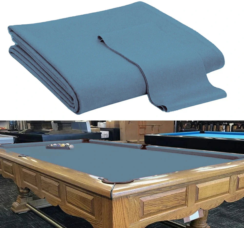 Hainsworth Smart Precut Cloth - 7/8/9FT Professional Speed & Control, 460gsm Directional Nap for Snooker & Pool Tables - Powder Blue - Image 4