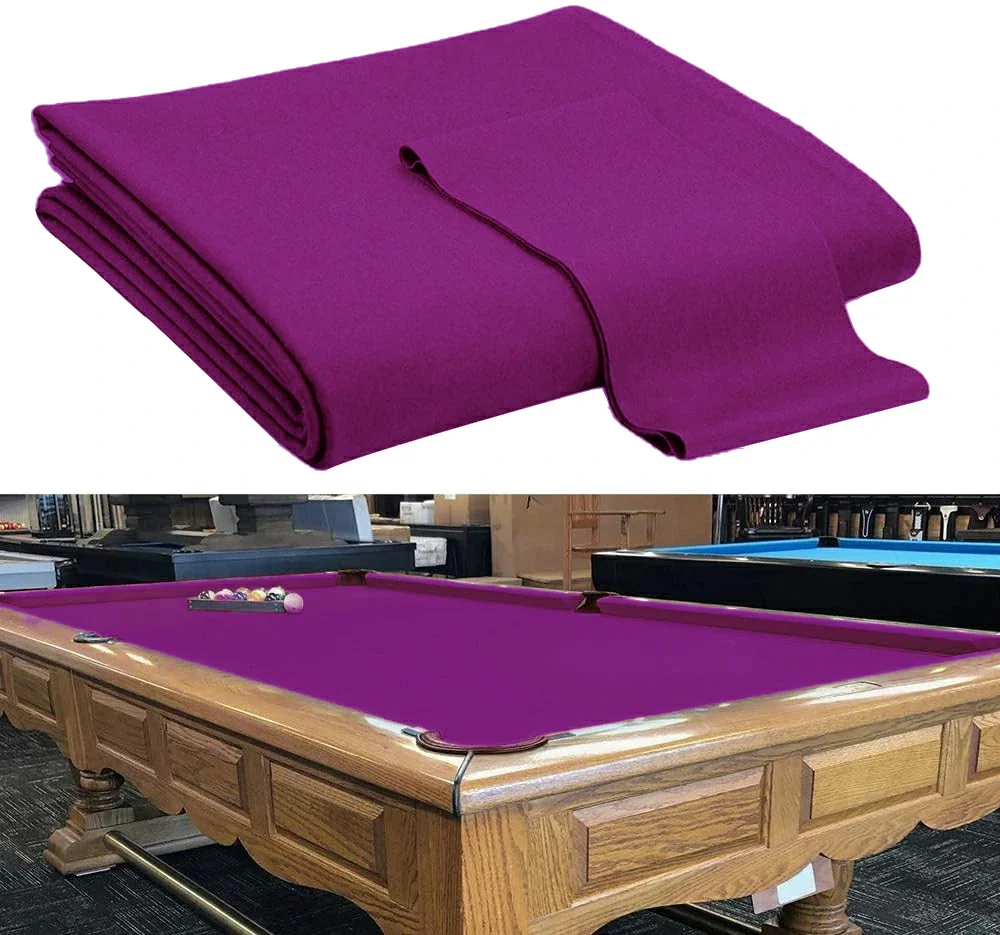 Hainsworth Smart Precut Cloth - 7/8/9FT Professional Speed & Control, 460gsm Directional Nap for Snooker & Pool Tables - Purple - Image 4