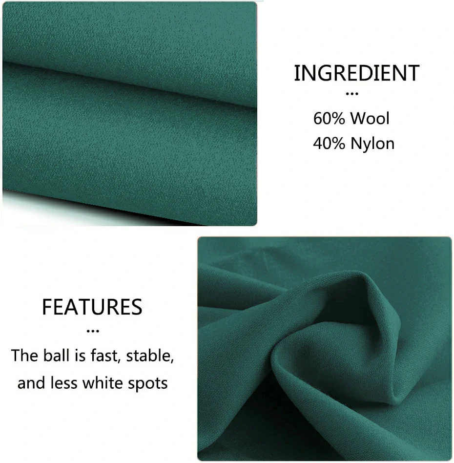 Hainsworth Smart Precut Cloth - 7/8/9/12FT Professional Speed & Control, 460gsm Directional Nap for Snooker & Pool Tables - Ranger Green - Image 2