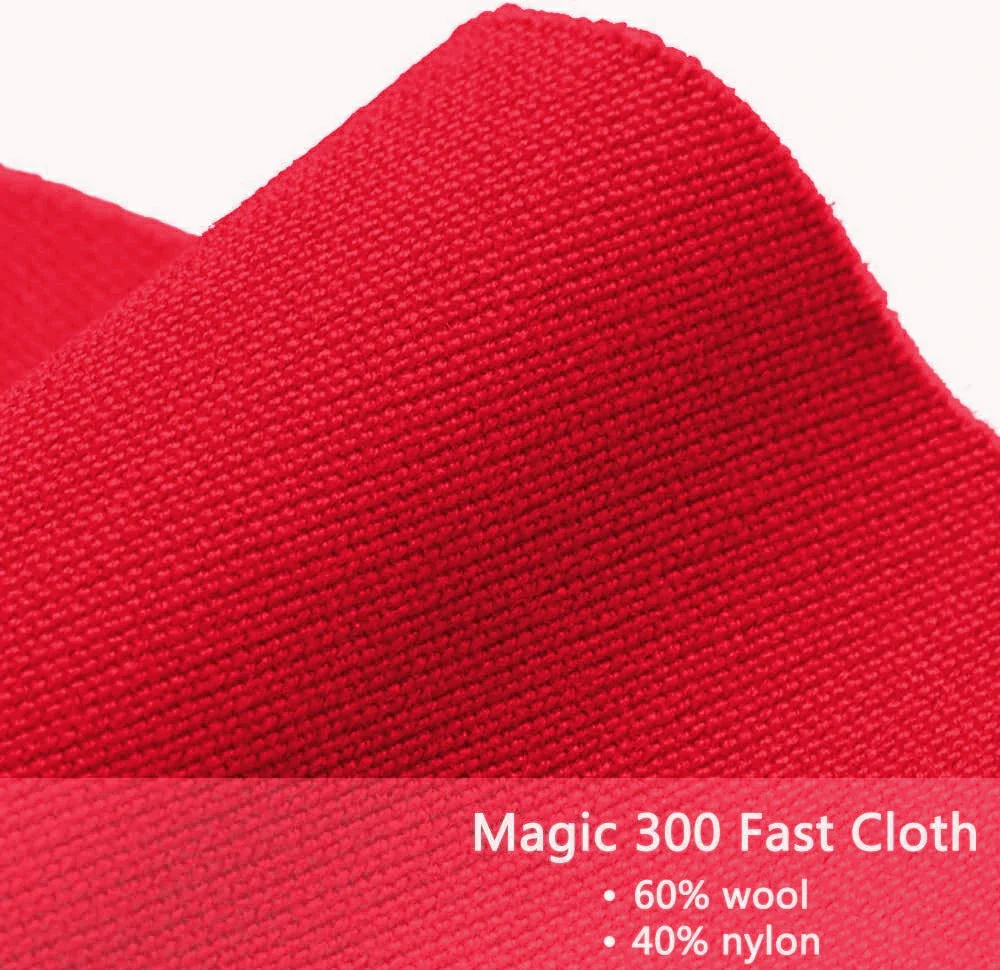 Hainsworth Smart Precut Cloth - 7/8/9FT Professional Speed & Control, 460gsm Directional Nap for Snooker & Pool Tables - Red - Image 3