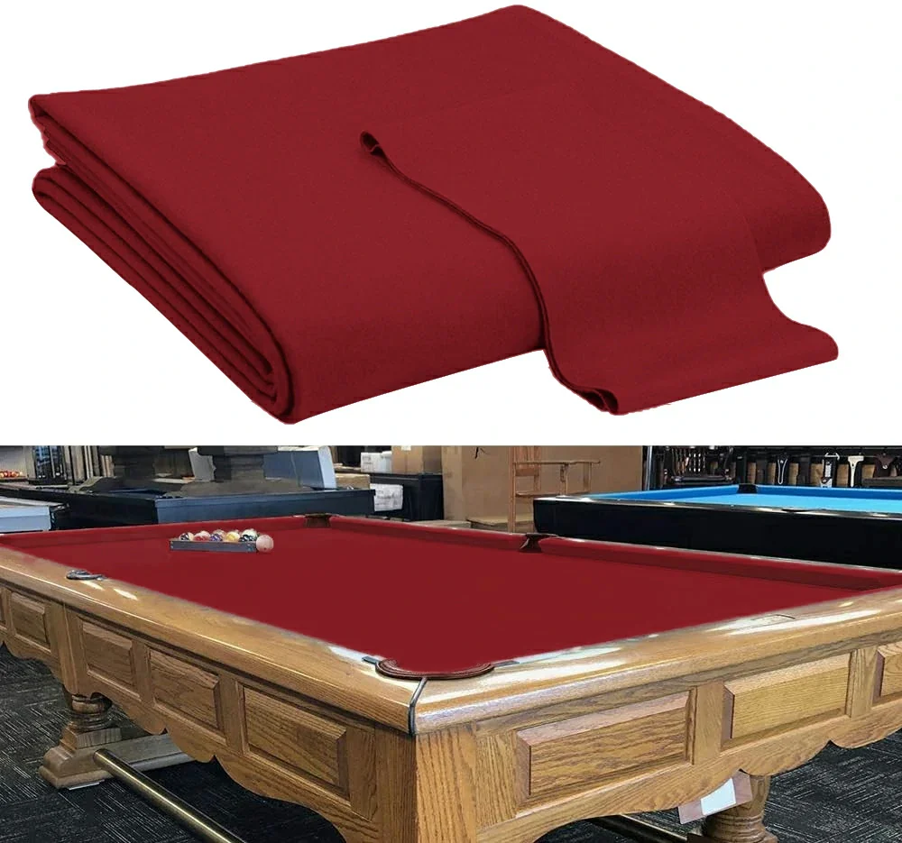 Hainsworth Smart Precut Cloth - 7/8/9FT Professional Speed & Control, 460gsm Directional Nap for Snooker & Pool Tables - Windsor Red - Image 4