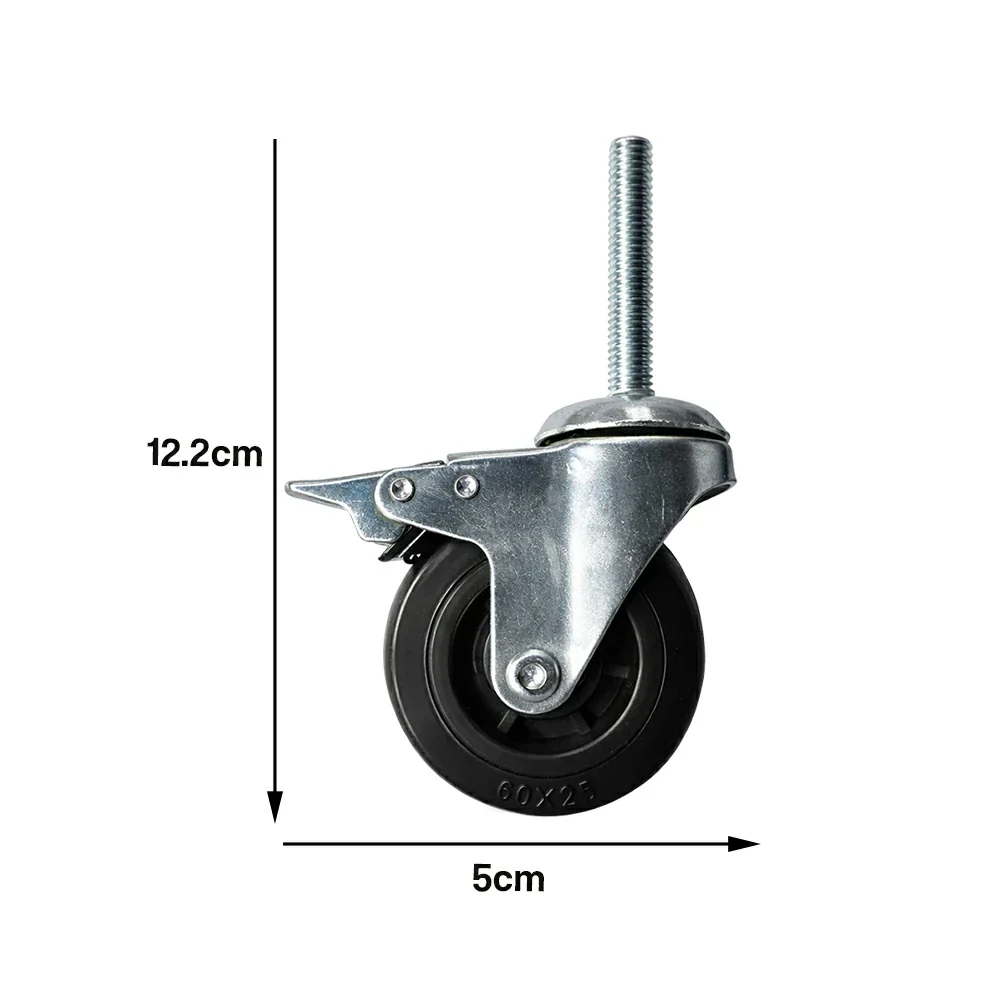ARIX 50mm Adjustable Table Legs with Caster Wheels 4pcs - Level & Stable Support - Heavy-Duty Metal - Replacement for Indoor Table Tennis Tables - Image 6
