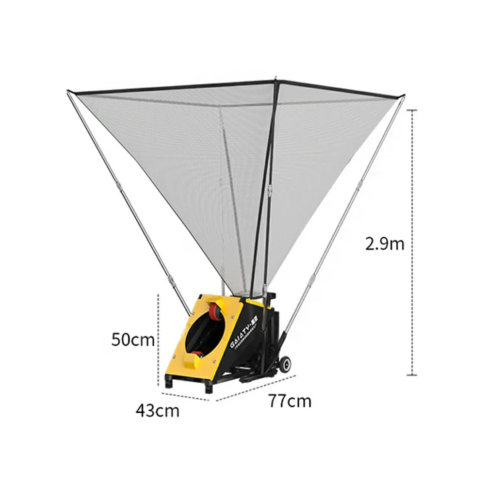 DUNK MASTER 290/350cm Basketball Shooting Machine - 4 Telescopic Rods, 21V Lithium Battery, Waterproof & Impact-Resistant, Compatible with 6# & 7# Balls - Image 5