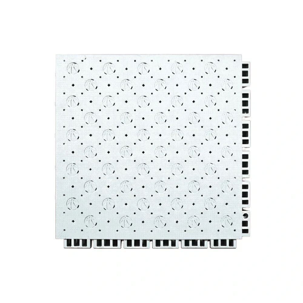 DUNK MASTER Outdoor Sports Flooring Tiles Interlocking Anti-Slip Court Floor 30.48cm Modular Tiles 10/20/30sqm Basketball Court Playground - White