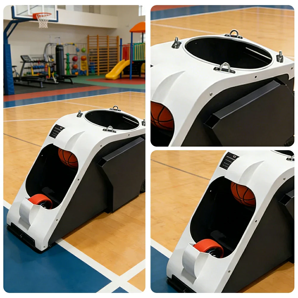 DUNK MASTER Smart Basketball Shooting Machine - Stable Ball Feed, Aluminium & Stainless Steel Frame, High-Speed Motor with Long Battery Life - Image 3