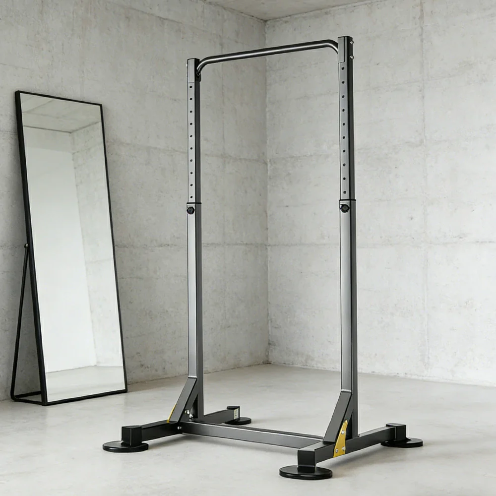 FITPRO Power Tower Pull Up Bar Adjustable 140-220cm Heavy Duty Steel 500kg Capacity Home Gym Training Station - Image 2