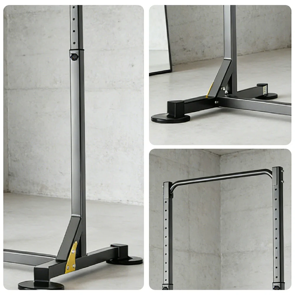 FITPRO Power Tower Pull Up Bar Adjustable 140-220cm Heavy Duty Steel 500kg Capacity Home Gym Training Station - Image 3