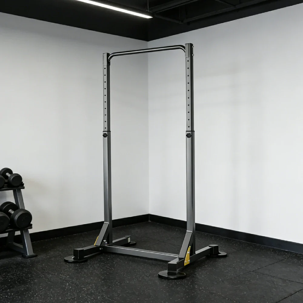 FITPRO Power Tower Pull Up Bar Adjustable 140-220cm Heavy Duty Steel 500kg Capacity Home Gym Training Station - Image 4