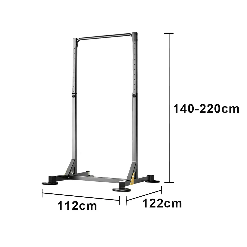 FITPRO Power Tower Pull Up Bar Adjustable 140-220cm Heavy Duty Steel 500kg Capacity Home Gym Training Station - Image 5