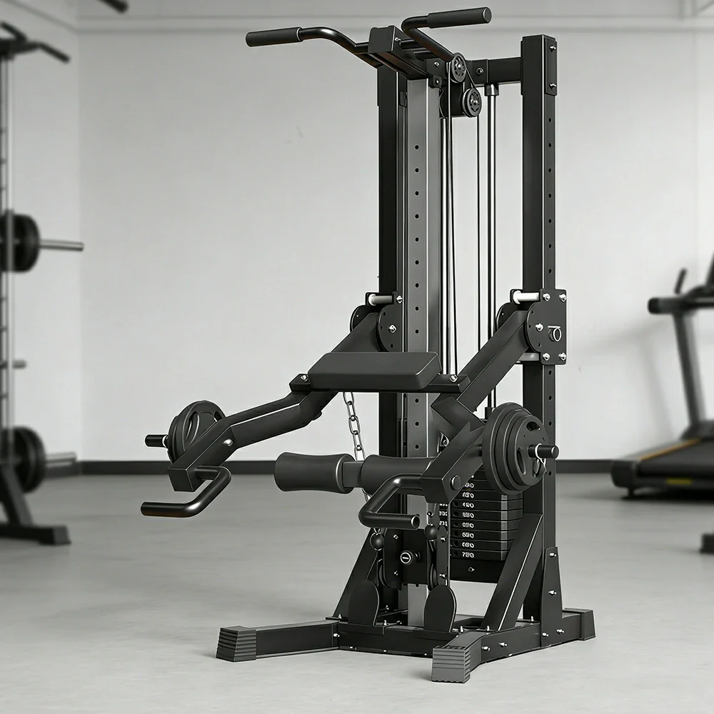 FITPRO Multi-Functional Home Gym Machine - 70kg Precision Steel Counterweight, Adjustable Pulley System, Full-Body Strength Training - Image 2