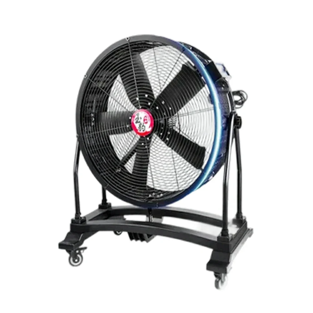 GROVIA Industrial Air Circulator Fan Fixed Type Full Copper Motor Metal Frame Low Noise Design
