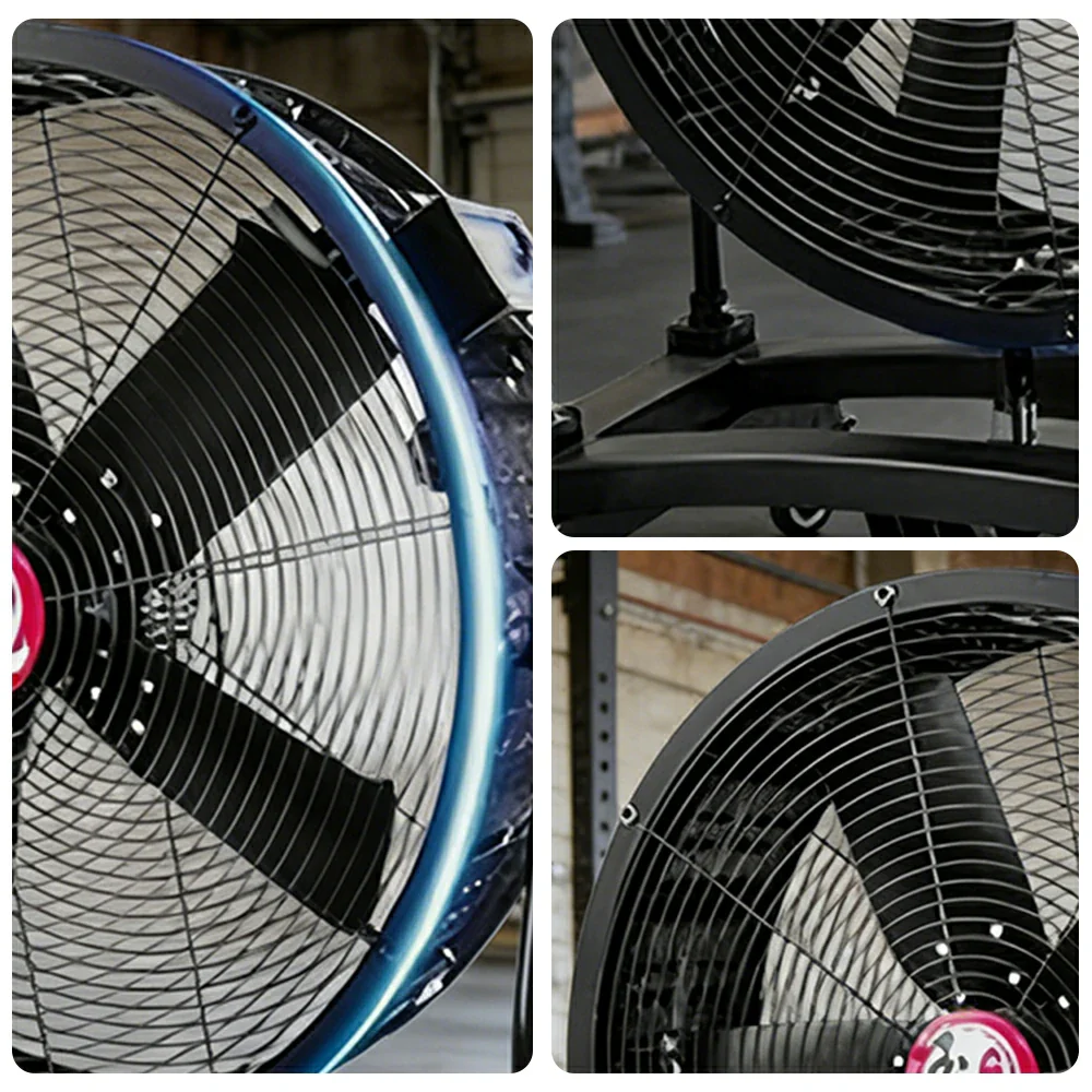 GROVIA Industrial Air Circulator Fan Fixed Type Full Copper Motor Metal Frame Low Noise Design - Image 3