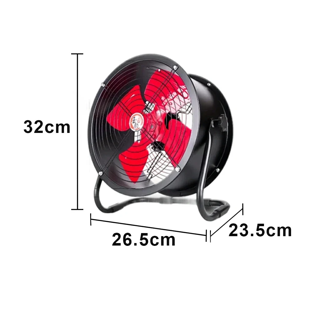 GROVIA Industrial Ventilation Fan Floor Type Adjustable Speed Full Copper Motor Waterproof Dustproof Low Noise Design - Image 5