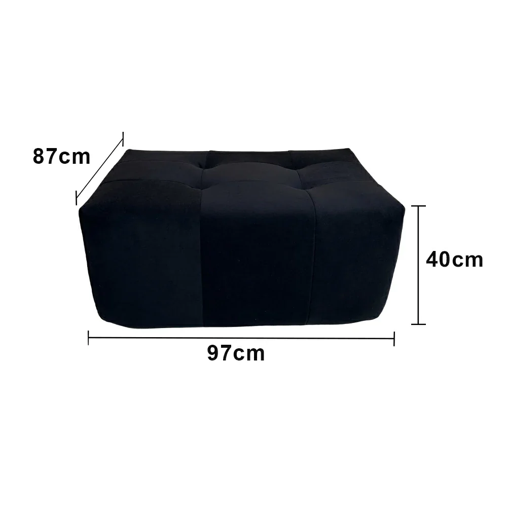 LIVARA B312 Ottoman Compressible Packaging Quick Rebound Cushion High Density Foam Core Space Saving Design - Image 5