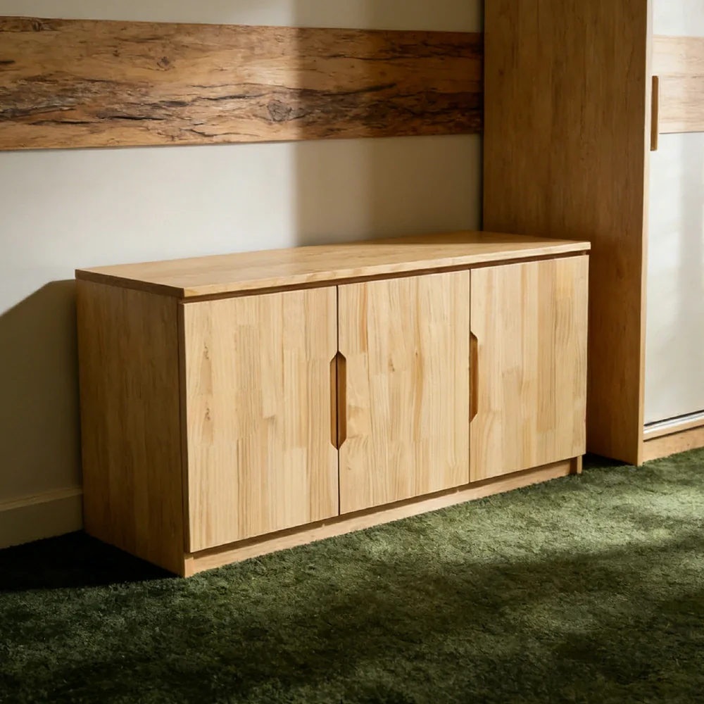 LIVARA 120/140cm Top Cabinet - Spacious Internal Storage with Solid Wood Construction, Soft-Close Hinges & Integrated Handles - Image 2