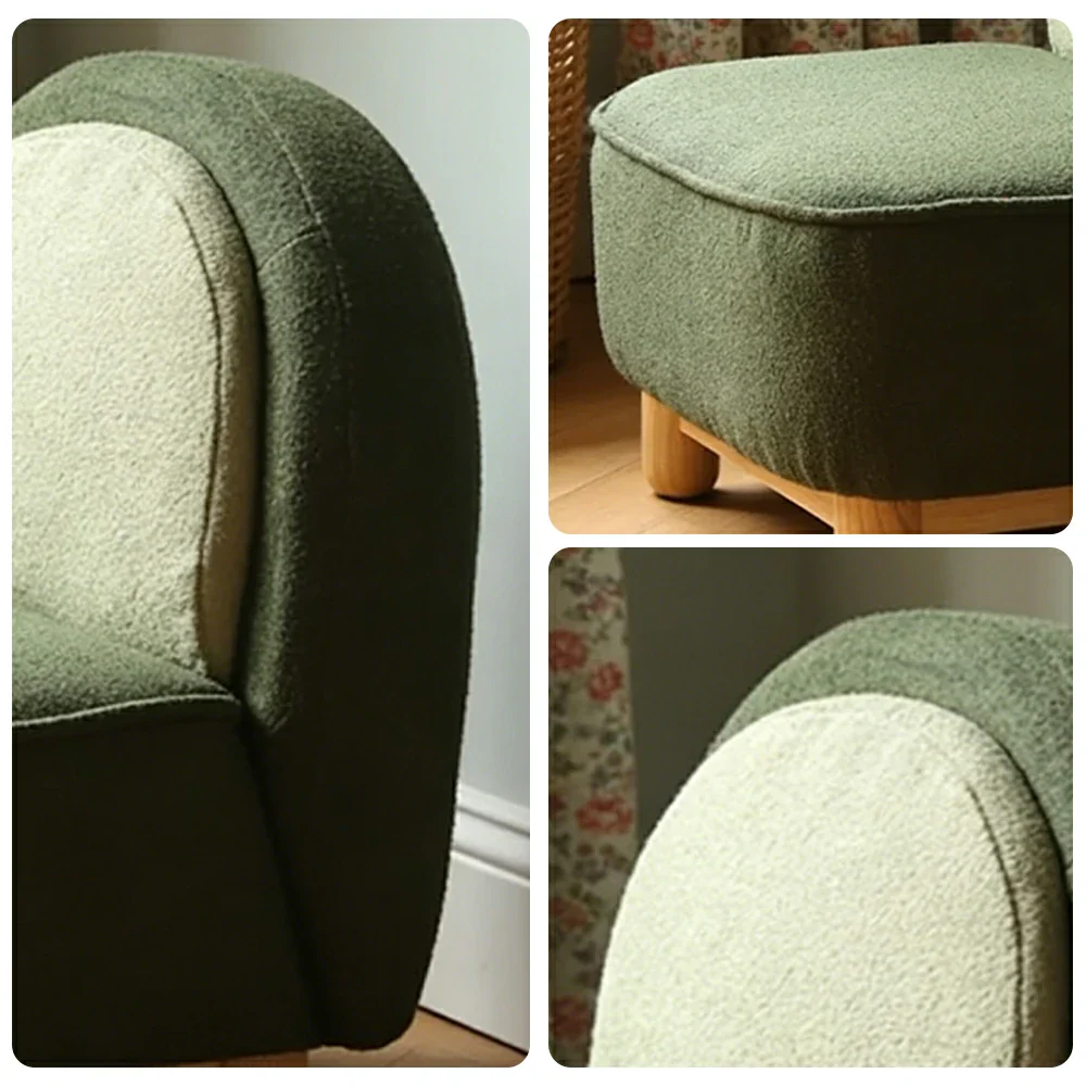 LIVARA Kids Upholstered Chair, Ergonomic Back Support, Solid Wood Frame with High-Density Cushioning, Rounded Safety Design - Image 3
