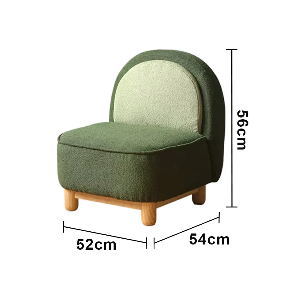 LIVARA Kids Upholstered Chair, Ergonomic Back Support, Solid Wood Frame with High-Density Cushioning, Rounded Safety Design - Image 5