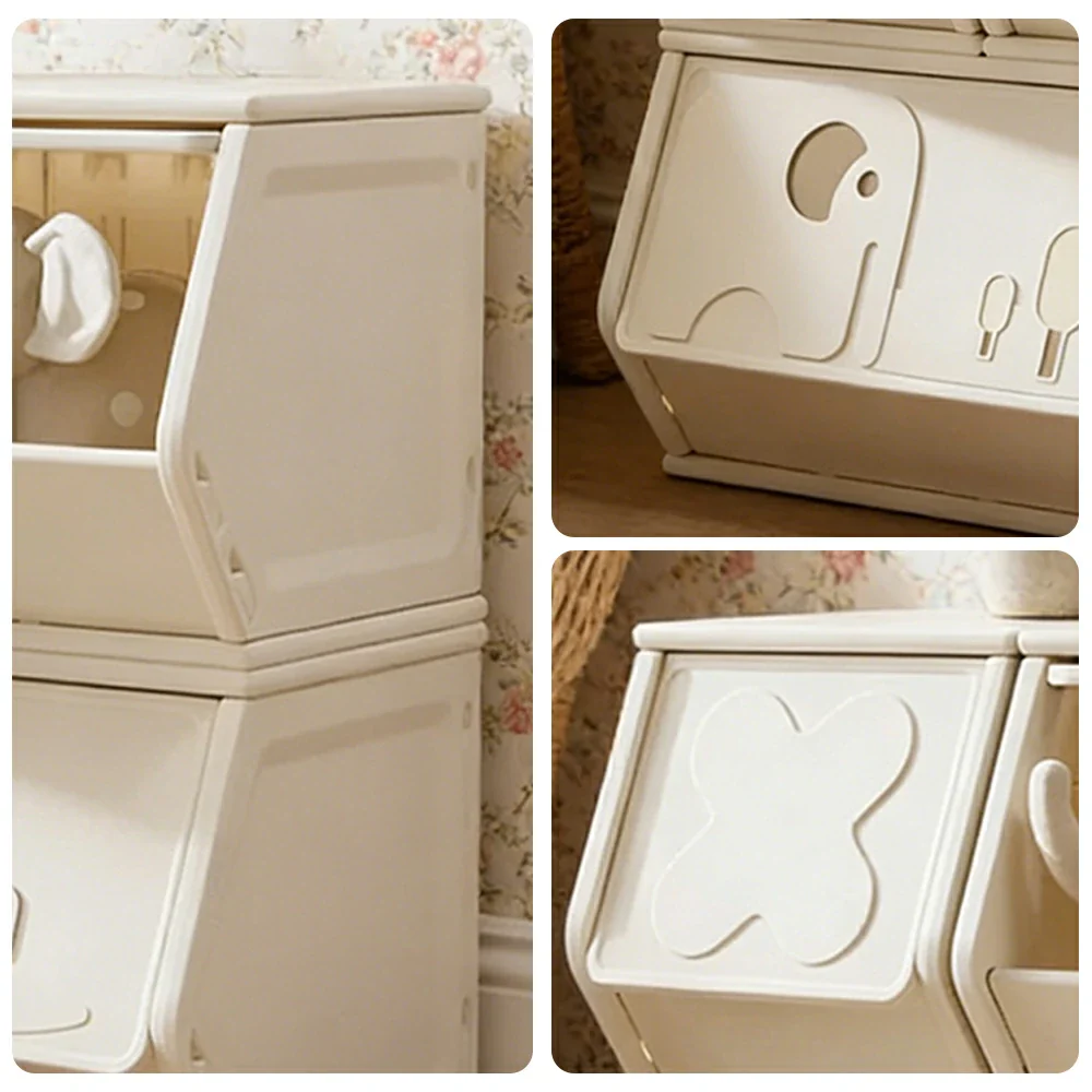 LIVARA Storage Cabinet Smooth Sliding Design Slot-Fit Structure Seamless Build Multi-Space Organisation - Image 3