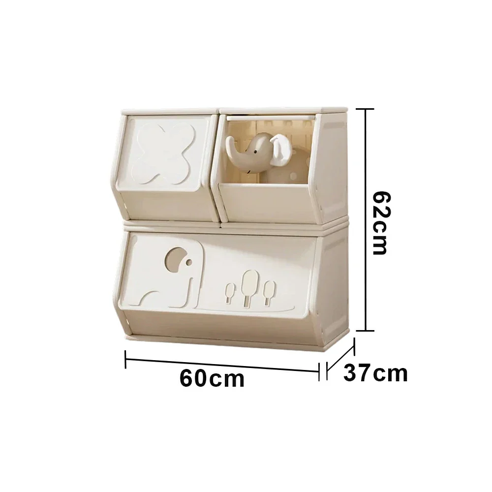 LIVARA Storage Cabinet Smooth Sliding Design Slot-Fit Structure Seamless Build Multi-Space Organisation - Image 5