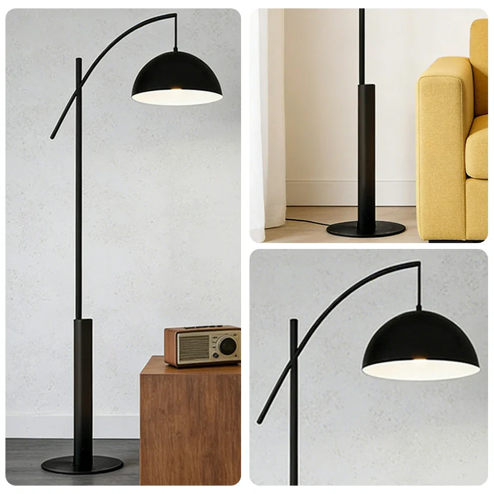 LIVARA Floor Lamp Soft Ambient Lighting Iron Shade Metal & Marble Base Premium Design - Image 3