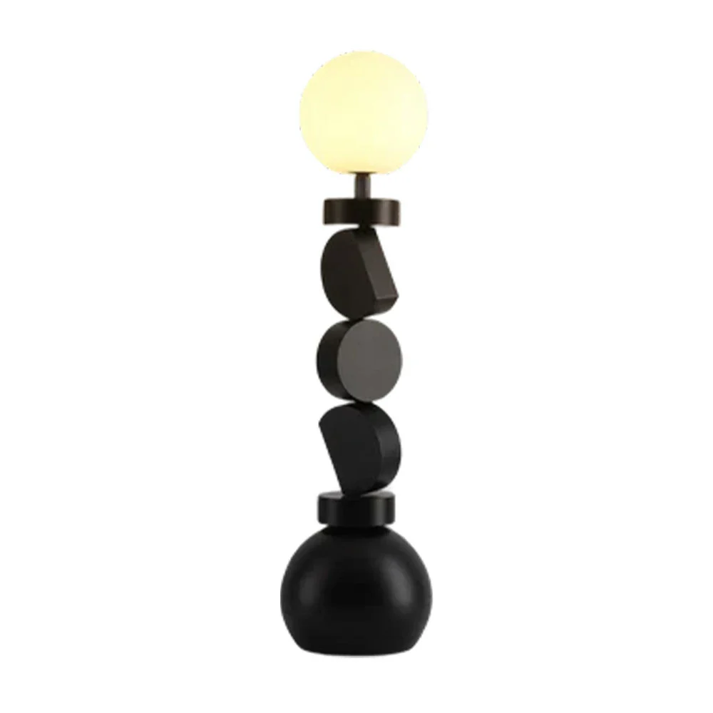 LIVARA Floor Lamp Three-Mode Lighting Iron Frame High-Transparency Shade Artistic Design