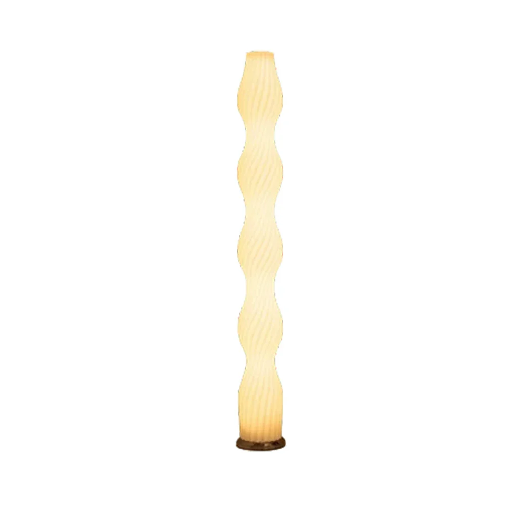 LIVARA Floor Lamp Comfortable Lighting Iron Body Rose Gold Colour Clear Shade Heavy-Duty Base